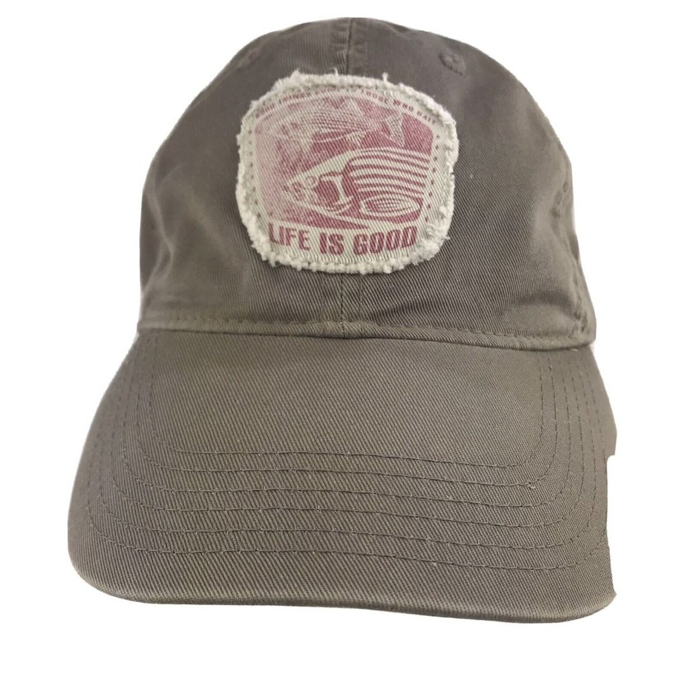Life Is Good Baseball‎ Hat Cap Life Is Good Things Come For Those Who Bait Fish